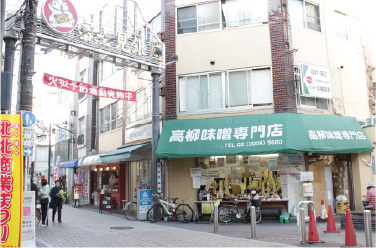 十条銀座商店街を抜けると富士見銀座商店街があります。